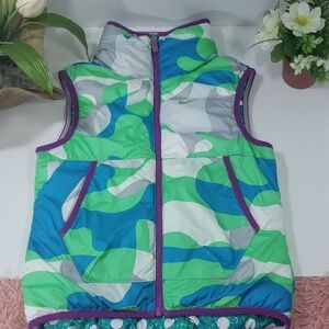 Kids nike double sided coat vest size small